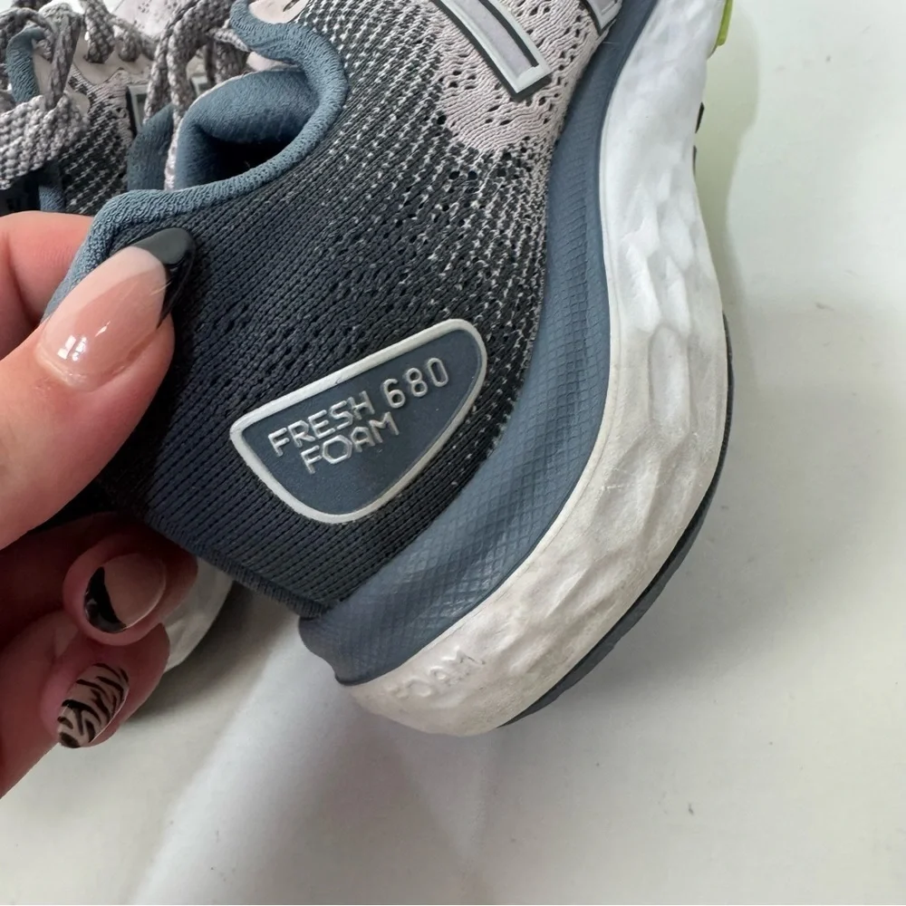 New Balance Fresh Foam 680 Sneakers Grey Gray Running Workout Gym Fitness